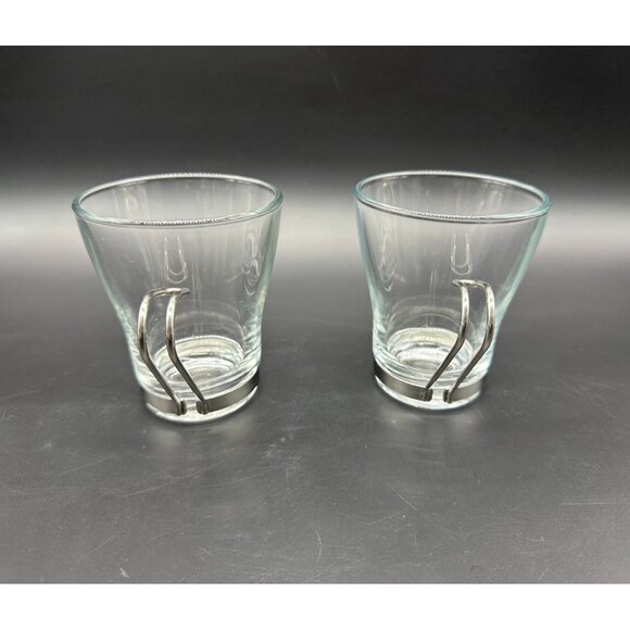 Bormioli Rocco Cappuccino Glasses Coffee Cups Espresso Vitrosax Italy Clear - Picture 3 of 10